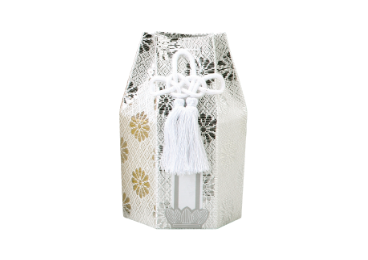 広金箱六角分骨袋（銀）